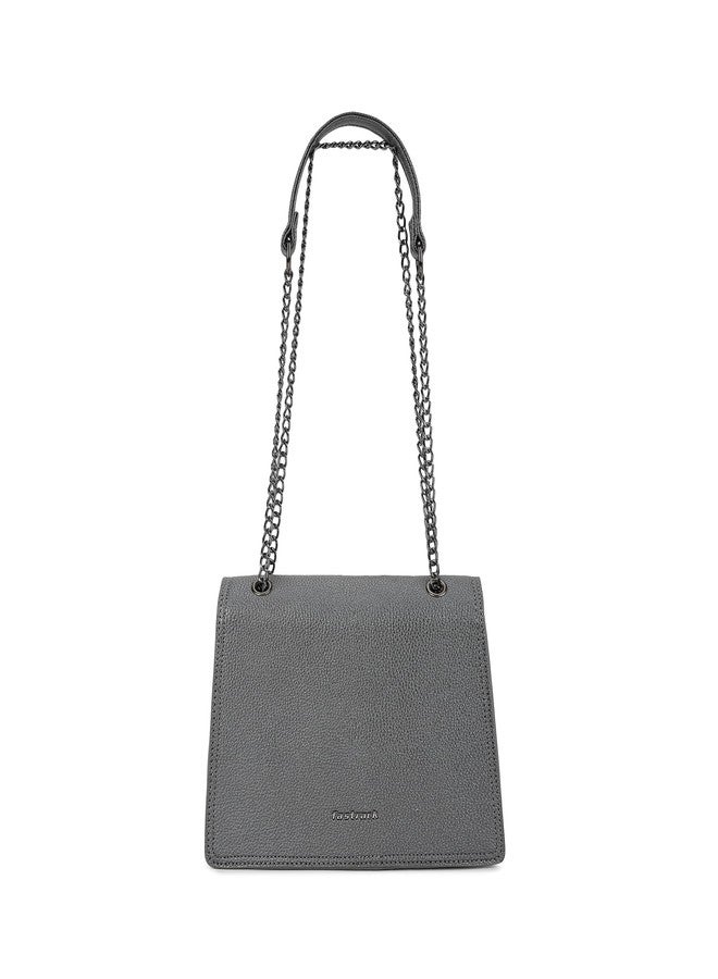 Fastrack Casual Sling Bag with Lock Closure for Girls, Medium Size with Internal Organiser, Handheld Design and Metal Chain Sling - Image 5